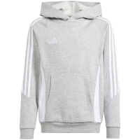 Bluza trening Adidas Tiro 24 Hooded Sweat 's gray IR7505 copil