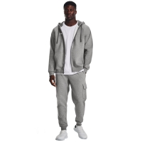 Bluza trening Bluza Hanorac Men's Under Armor Rival FZ gray 1379767 025 Under Armour