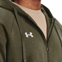 Bluza trening Bluza Hanorac Under Armor Rival FZ men's khaki 1379767 390 Under Armour