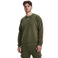 Bluza trening Bluza Men's
 Under Armor Rival Crew khaki 1379755 390 Under Armour