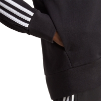 Bluza trening Hanorac adidas Essentials men's French Terry 3-Stripes Full-Zip black IC0433