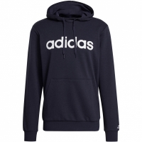 Hanorac Bluza męska adidas Essentials French Terry Linear Logo granatowa GK9066