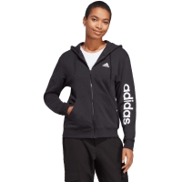 Bluza trening Hanorac adidas Essentials Linear Full-Zip French Terry 's black IC6863 dama