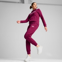 Bluza trening Hanorac 's Puma ESS Logo FL burgundy 586789 52 dama