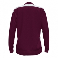 Bluza trening Bluza fermoar Championship Vi Burgundy White Joma