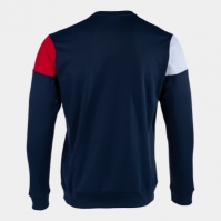 Bluza trening Crew V Navy Red White Joma