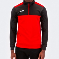 Bluza trening 1/2 Zipper Winner Red-black Joma