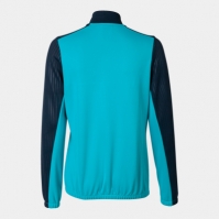 Bluza trening Bluza fermoar Montreal Fluor Turquoise-navy Joma