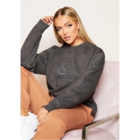 Bluza trening Missy Empire Moritz Slogan Oversized