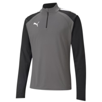 Bluza trening Men's Puma teamLIGA 1/4 Zip Top gray-black 657236 13