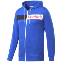 Bluza trening Reebok men's Logo FZ H blue FK6117