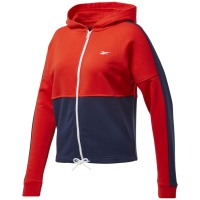 Bluza trening Reebok 's Te Linear Logo Ft red-navy FT0901 dama