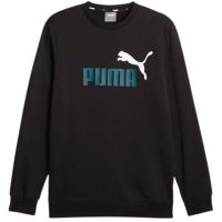 Bluza trening Puma ESS+ 2 Col Big Logo Crew FL men's black 586762 75