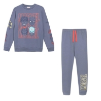 Bluza trening Character Marvel and Jogger Set Grey