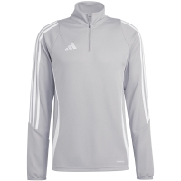 Bluza trening Adidas Tiro 24 Training Top men's gray and white IS1041