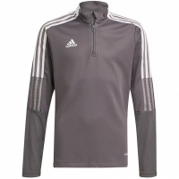 Bluza dla dzieci adidas Tiro 21 Training Top Youth szara GM7321