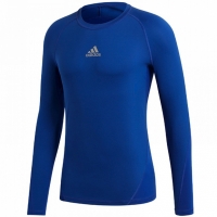 Tricou Adidas Alphaskin Sport LS blue CW7323 copil