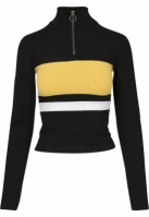 3-Tone Zip Longsleeve dama Urban Classics