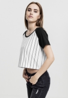 Tricou Cropped Baseball dama Urban Classics