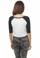 Tricou Cropped 3/4 Raglan dama Urban Classics