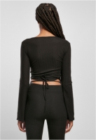 Cropped Rib Wrapped Longsleeve dama Urban Classics