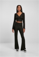 Cropped Rib Wrapped Longsleeve dama Urban Classics