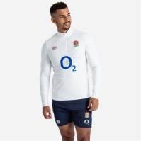 Umbro England Rugby Warm Up Mid Layer Top 2023 2024 adulti