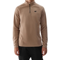 Bluza trening Bluza Men's 4F M044 light brown 4FWAW24UFLEM044 82S