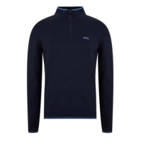 Boss Ritom Half Zip Knit Top