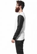 Quilt piele Imitation Sleeve Crewneck Urban Classics