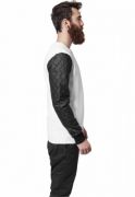 Quilt piele Imitation Sleeve Crewneck Urban Classics