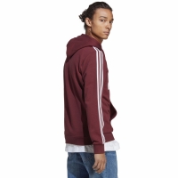 Bluza Hanorac Men's Adidas Essentials 3-Stripes Logo burgundy H47057