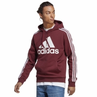 Bluza Hanorac Men's Adidas Essentials 3-Stripes Logo burgundy H47057