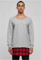 Long Flanell Bottom Open Edge Crewneck Urban Classics