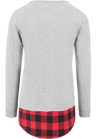 Long Flanell Bottom Open Edge Crewneck Urban Classics