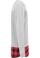 Long Flanell Bottom Open Edge Crewneck Urban Classics