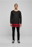 Long Flanell Bottom Open Edge Crewneck Urban Classics