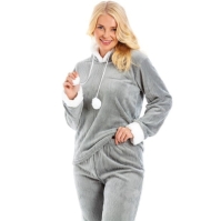 Bluza Pijama Camille Supersoft Hooded Set