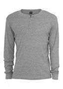 Tricou Slim 1by1 Henley L/S Urban Classics