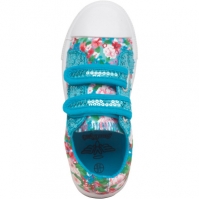 Board Angels Infant Floral/Sequin Pumps albastru pentru fetite roz verde alb