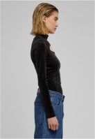 Velvet Cut-Out Turtleneck Body dama Urban Classics