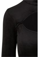 Velvet Cut-Out Turtleneck Body dama Urban Classics