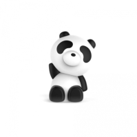 Boxa Portabila Luminoasa Bluetooth Panda Bigben, 33 Cm