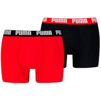 Boxeri pentru b?rba?i Puma Everyday Basic 2p ro?u, negru 938320 10