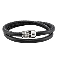 Bratari UNISEX THOMAS SABO B001082511L36 silver, negru