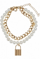 Padlock Pearl Layering Bracelet Urban Classics