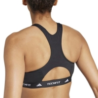 adidas TECHFIT Medium Support High Neck Sports Bra dama