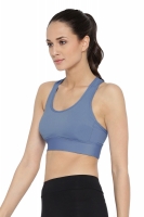 Bustiera sport femei reebok re tough bra albastru