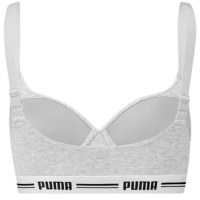 's sports bra Puma Padded Top 1P Hang gray 907863 03 dama