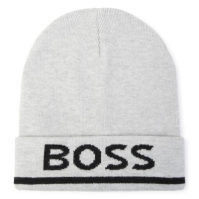 Boss Logo Print Beanie copil baietel